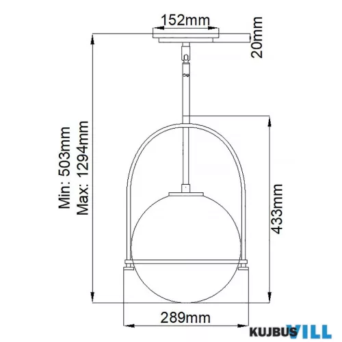 Elstead QN-SOMERSET-P-O-HB Függeszték  1xE27 max.60W