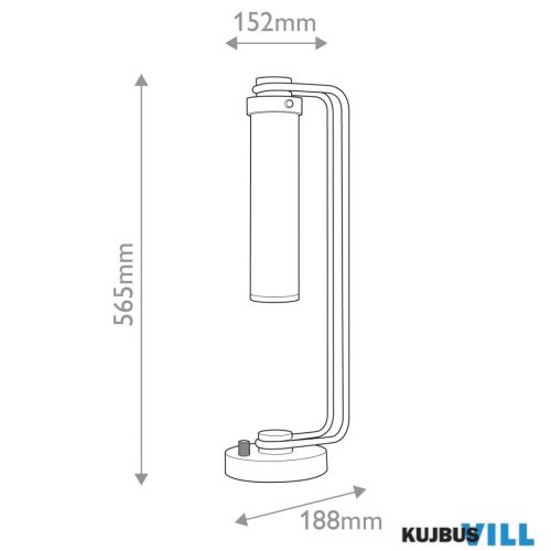 Elstead QN-WYNWOOD-TL-UBZ Asztali lámpa 1xE27 max.60W
