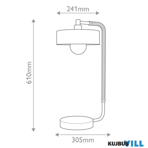 Elstead QNA-AARON-TL-BHB Asztali lámpa 1xE27 max.60W