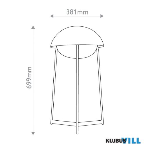 Elstead QNA-GLAZE-TL-BIC Asztali lámpa 1xE27 max.60W