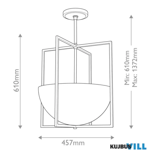 Elstead QNA-ROYCE-2P-ANB Függeszték 2xE27 max.60W