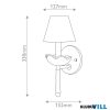 Elstead QNC-VICHY-1WB-CGL Falikar