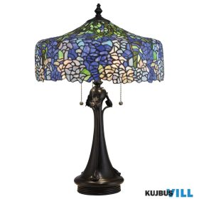 Elstead QZ-COBALT-TL asztali lámpa 3xE27 max.60W