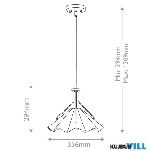 Elstead QZ-MEJIA-1P-S-AB Függeszték 1xE27 max.60W