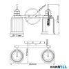 Elstead QZ-SWELL2-BB-BATH fali lámpa