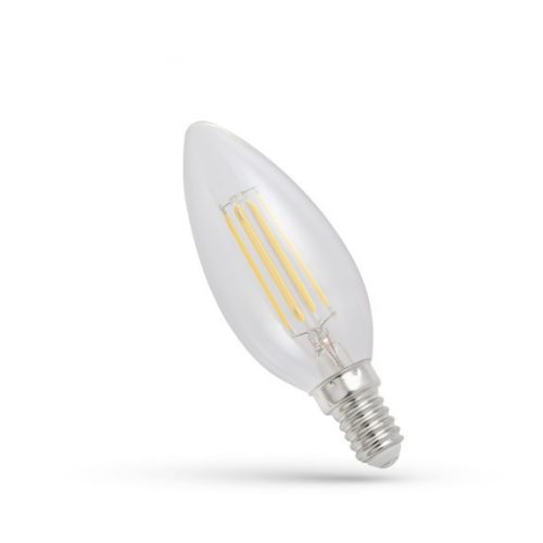 SPECTRUM LED 4W izzó gyertya filament E14 COG 4000K - WOJ14332