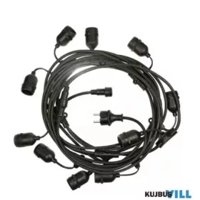 SPECTRUM GIRLANDA 10m 10xE27 IP44 WOJ14342