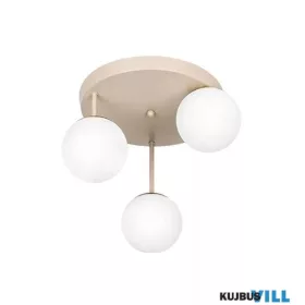 BALI 3255 függő-mennyezeti lámpa 3xE27 29cm bézs-arany