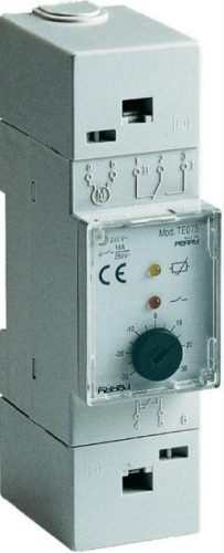 PERRY 1TMTE077 ipari elektronikus termosztát 2modulos 0°C-60°C (szenzor nélkül)