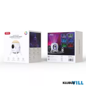   TelForceOne XO LED űrhajós projektor csillag és galaxis bluetooth-val fehér