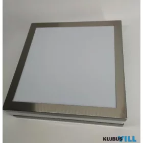   BDK-WL2502 Kültéri mennyezeti/ fali lpt., szögl., inox/fehér 2xE27 IP44