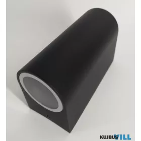   BDK-WL37WB-2 Kültéri fali lámpa, fekete szín,GU10 2x max. 35W IP44