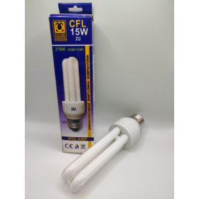 CFL 15W 2U E27 kompakt fénycső KIFUTÓ
