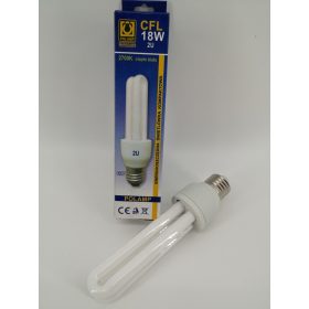 CFL 18W 2U E27 kompakt fénycső KIFUTÓ