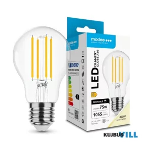   Modee LED Izzó 8W filament A60 E27 360° 4000K (1055 lumen) dimm.