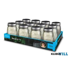   Modee Lighting LED Szolár Napelemes Dekor Kerti Üveg Lampion ML-DS005