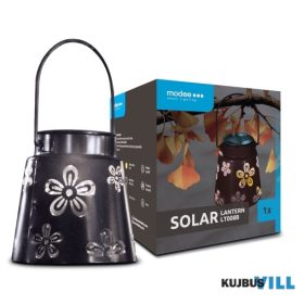   Modee Lighting LED Szolár Napelemes Lámpás fekete (11x11,5cm) ML-LT008B