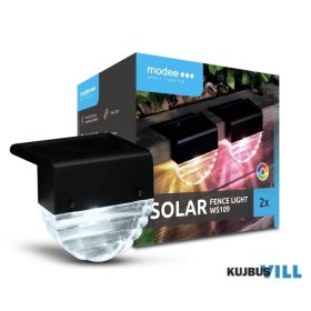   Modee Lighting LED Szolár Napelemes Fali Lámpa RGB (2db/cs) ML-WS109