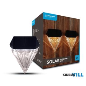   Modee Lighting LED Szolár Napelemes Fali Lámpa (2db/cs) ML-WS127