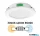 Ultralux LED beépíthető spotlámpa 4W CCT 380lm 12V DC IP44 Kivágási méret: 55-58mm kerek fehér