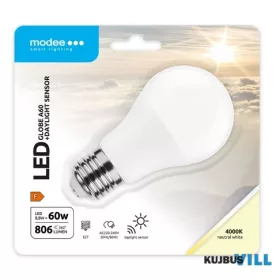   Modee LED Smart Napfényérzékelős Izzó A60 8,8W E27 270° 4000K (806 lumen)