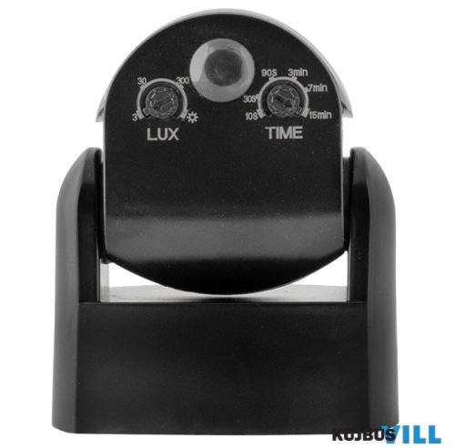 Ultralux Mozgásérzékelő fekete lencsével 2XPIR 180°/360° 9m IP65 fekete - SD2P65BE