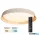Ultralux LED Mennyezeti lámpa max.72W, dimmelhető, CCT, távir.-val, IP20, kerek, bézs/fa - SPL2L72RC