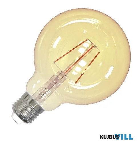 LED Izzó 4W Vintage filament E27 G95 2000K - ZAF101