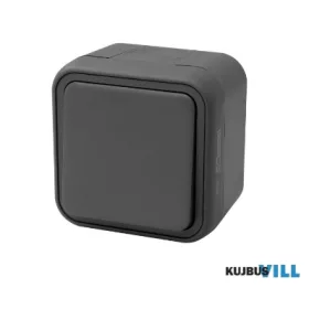   COMMEL Falon kívüli alternatív kapcsoló 10A 250V IP55 antracit - 043-102