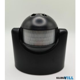 MOZG.ÉRZ.2D 180° 1200W IP44 fekete - LX39B