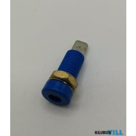 Banán csatlakozó aljzat(-Pb) BB41 kék 4mm 53-14-91