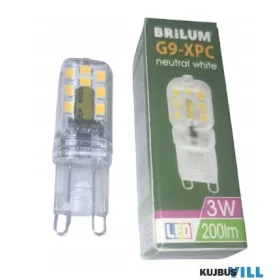 Brilum LED Izzó 3W G9 4000K 200lm átlátszó