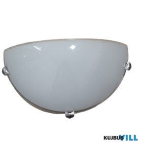 FALI KÖRMÖS LÁMPATEST OPÁL ÜVEGGEL KIFUTÓ