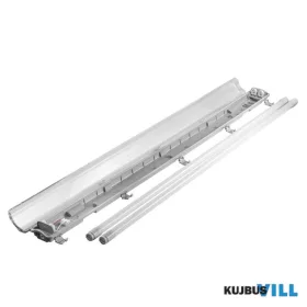   ORNO por és páramentes mennyezeti lámpatest 2x18W LED Fénycsővel 120cm 3600lm IP65 - DS-2