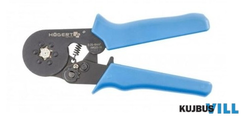 Högert HT1P205 Krimpelő fogó 175mm 0,25-6,0mm2
