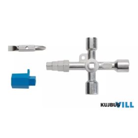   Högert HT1W761 keresztkulcs gáz/víz elekt. kapcs.szek-hez 85mm acél
