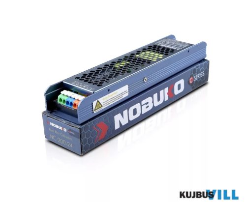NOBUKO LED Tápegység 200W fémházas C Series 24V IP20 - NC-200-24