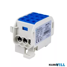 OMLC761 - Fővezetéki leágazókapocs 1P 25/16 kék, 3 sor