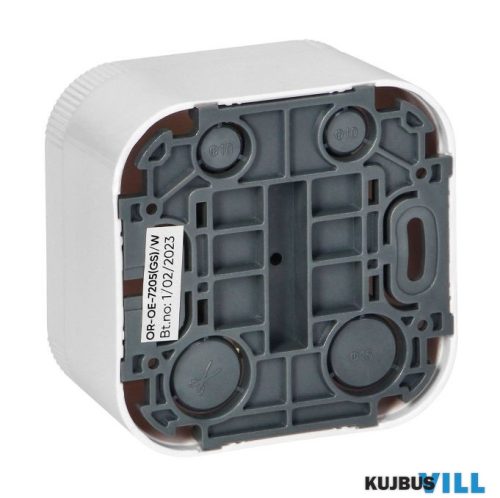 ORNO TODO felületre szerelhető egyes aljzat 2P+E ip20 fehér - OR-OE-7205(GS)/W