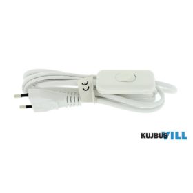   UltraTech zsinórközi kapcsoló 2,5m vezetékkel fehér2x0,75mm2 - UT-C123WH