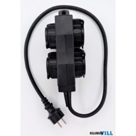   UltraTech elosztó 4-es, 5m kábellel fölfdelt, gyerekvéd. UT-E45IP