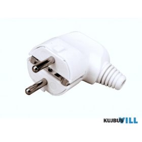   UltraTech dugvilla, oldalsó kivez., műa., földelt, törésgátlóval, fehér - UT-PL104WH