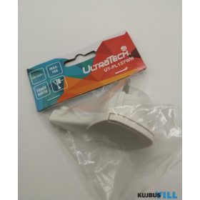   UltraTech dugvilla 16A/250V, lehajtható húzófüllel,földelt, műa.,fehér - PL137WH