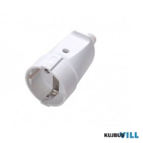   UltraTech dugalj, törésgátlóval, földelt, gyerekvéd.,fehér - UT-SO106WH