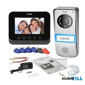   ORNO kaputelefon szett színes LCD kijelző proximity olvasóval fekete - VDP-62