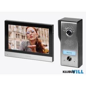   ORNO Video kaputelefon, 4 vezetékes, 7", WIFI, full HD, fekete - VDP-71/B