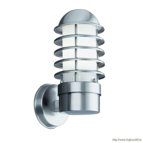 ALADDIN 051 Louvre Outdoor Wall Light-Stainless Steel > White Shade,IP44