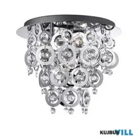 ALADDIN 0573-3CC Nova 3Lt Flush - Chrome Metal & Acrylic