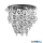 ALADDIN 0573-3CC Nova 3Lt Flush - Chrome Metal & Acrylic