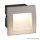 ALADDIN 0661GY Ankle LED Recessed Outdoor Light - Grey Aluminium